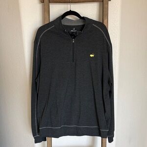 Masters Charcoal Zip-Up Sweater for Men